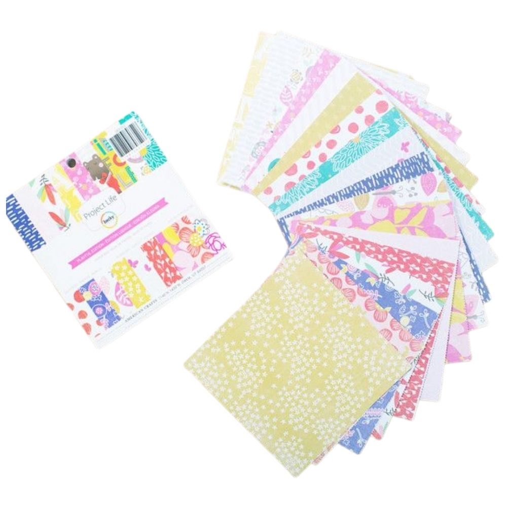 Paper Pad Playful Edition / Papel de Motivos Alegres 6" Papel American Crafts