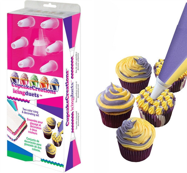 Icing Duets / Set de Duyas para Glaseado Doble Repostería Cupcake Creations