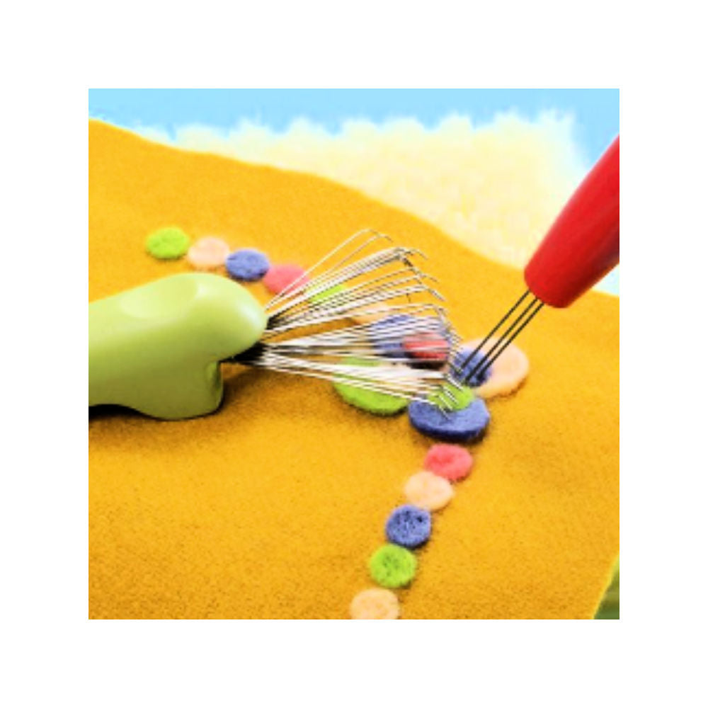 Felting Needle Claw & Mat Cleaner / Herramienta 3 en 1 Sujeta Fieltro y Cepillo Costura Clover