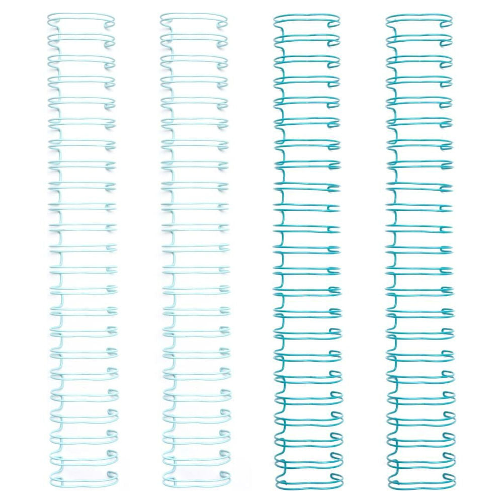 Cinch Wires Mint .625" / 4 Arillos Menta Arillos para Engargolar We R Memory Keepers