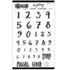Numerology Clear Stamps / 34 Sellos Númerología Sellos Ranger