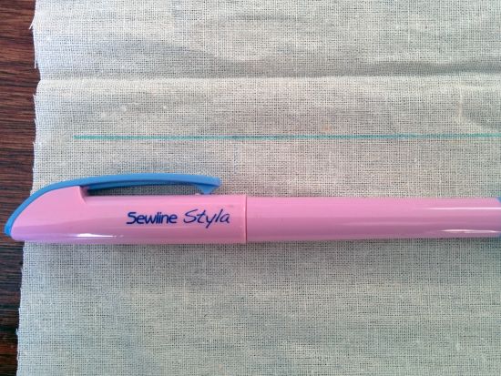 Water-Erasable Fabric Marker / Marcador de Tela Borrable con Agua Costura Sewline