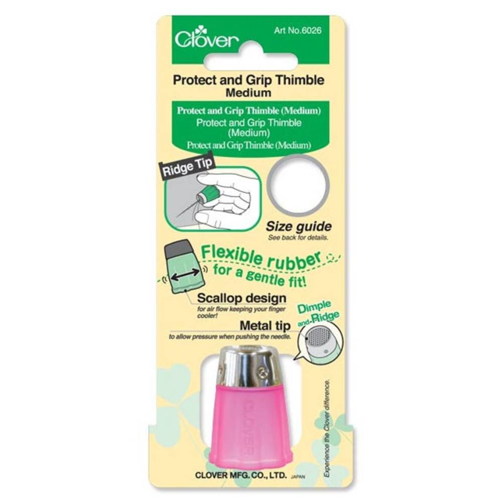 Protect & Grip Thimble Medium / Dedal de Proteccion y Sujeción Costura Clover
