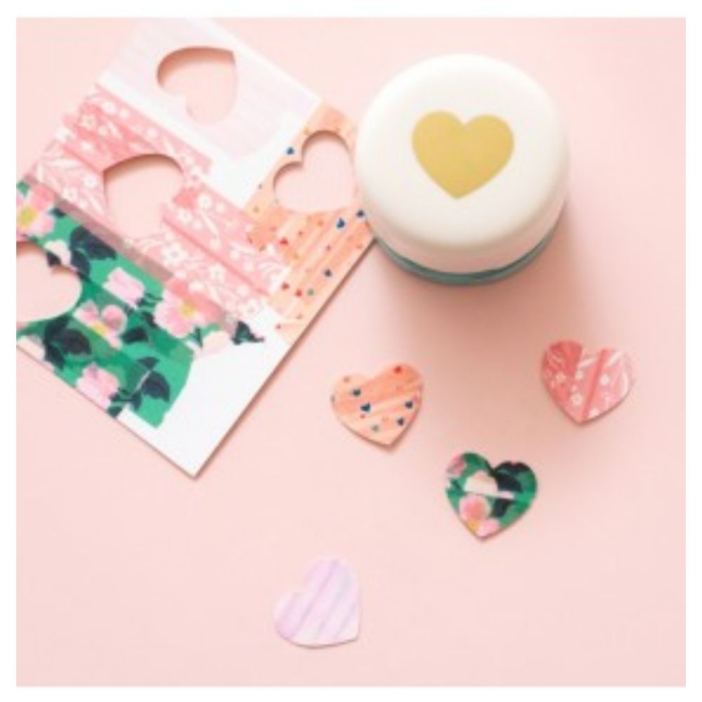 Clear Cut Punch Heart 1" / Perforadora de Corazón de 2.54 cm Perforadoras We R Memory Keepers