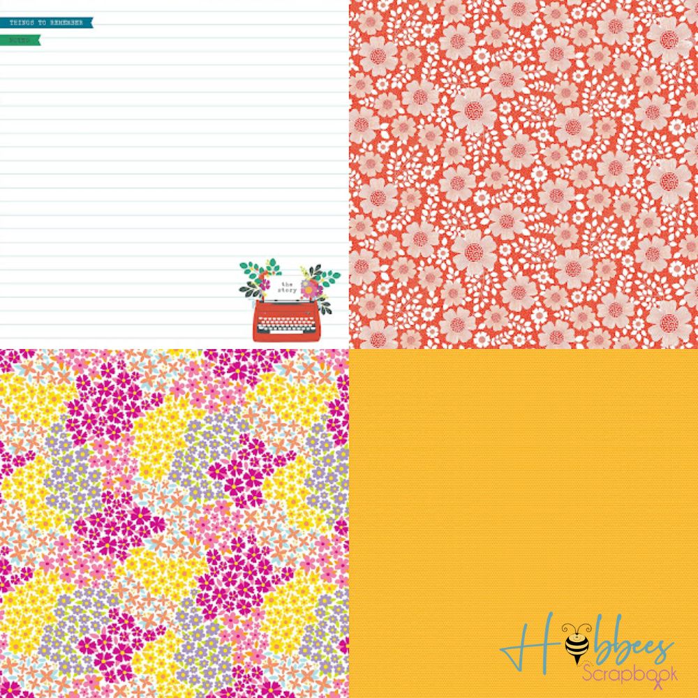 Splendid Paper Pad 12 x 12" / Block de Papel Espléndido Papel American Crafts