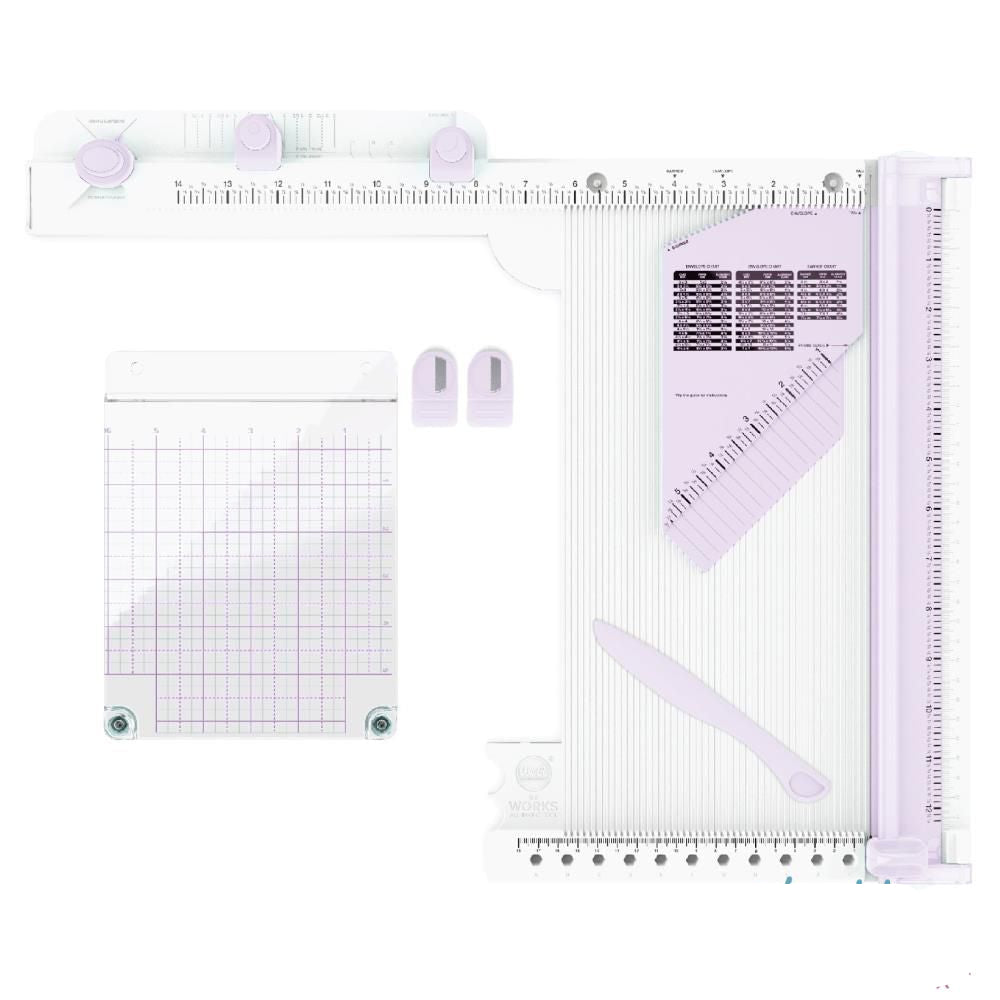 The Works All-In-One Tool Lilac / Herramienta Todo en Uno Lila Herramientas We R Memory Keepers