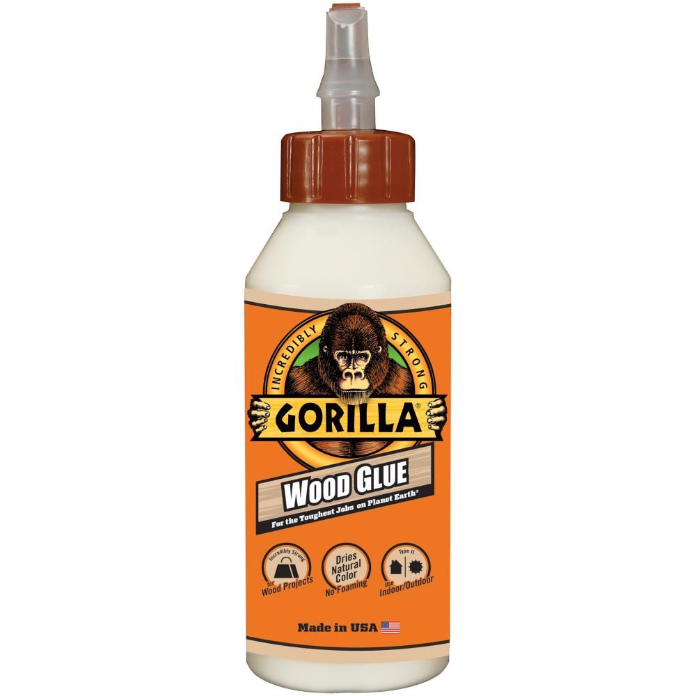 Gorilla Wood Glue 8 oz / Pegamento para Madera 236 ml Adhesivos / Pegamentos The Gorilla Glue