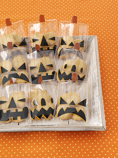 Animal Mascarade Jack O Lantern Treat Bags /  Bolsas para Dulces  Calabaza Repostería Martha Stewart