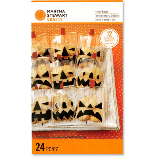 Animal Mascarade Jack O Lantern Treat Bags /  Bolsas para Dulces  Calabaza Repostería Martha Stewart