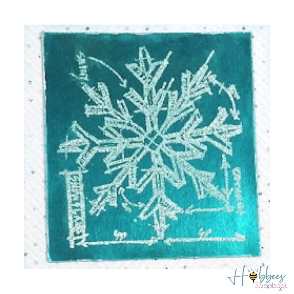 Metallic Jewel Paper Pad 8X8" / Bloc de Papel Metálico Papel Tim Holtz