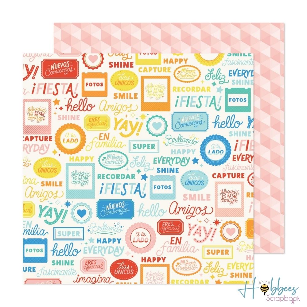 Especial Single-Sided Paper Pad 12 x 12" / Block de Papel Especial Papel American Crafts