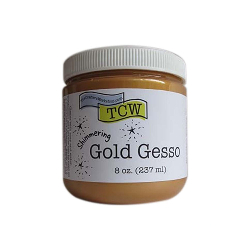 Gold Gesso / Gesso Acrílico Oro Medios Mixtos y Pastas Texturizadoras TCW