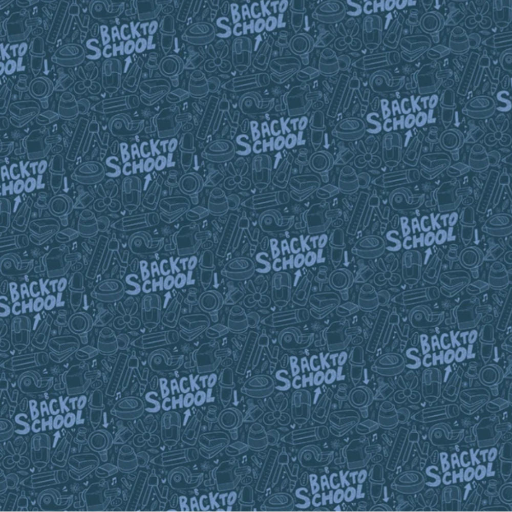 Back To School Paper Pad 12" / Block de Papel Regreso a la Escuela Papel Pink Paislee