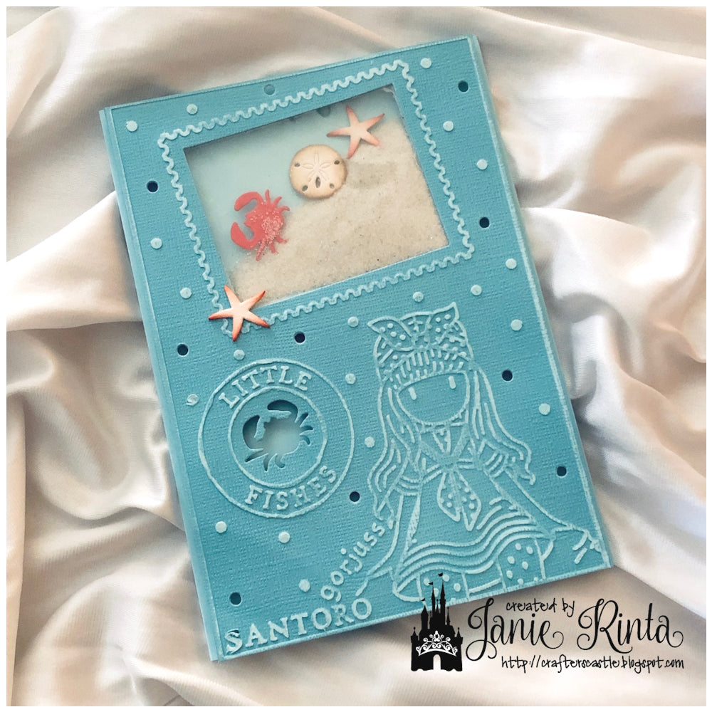 Gorjuss Little Fishes / Folder Grabado y Corte Pecesitos Folders de Grabado Santoro