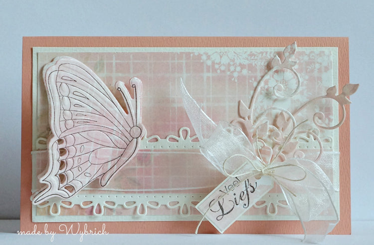 Tiny´s Butterflies Die & Stamp / Set de Suajes y Sellos de Mariposas Dados de Corte / Suajes / Troqueles Marianne design