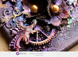 Finnabair Art Alchemy Metallique Wax Indian Pink / Pintura en Cera Rosa Indio Pintura y Medios Mixtos Prima Marketing