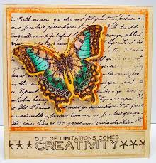 Framelits Die with Clear Acrylic Stamp Set Limitations / Suajes y Sellos de Mariposa Dados de Corte / Suajes / Troqueles Tim Holtz