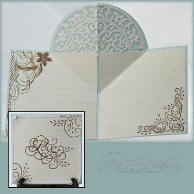 Cut & Emboss Dies Layered Scalloped Posy  / Juego de Troqueles para Medio Círculo Floral Dados de Corte / Suajes / Troqueles Heartfelt Creations