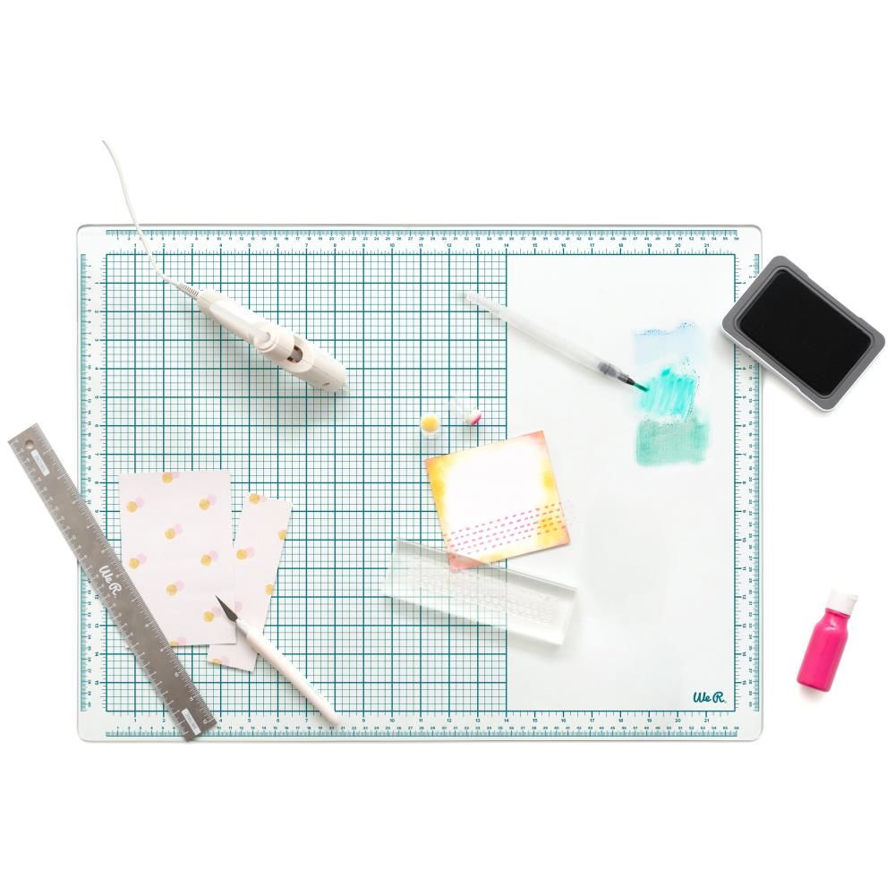 Mixed Media Glass Mat / Base de Vidrio Para Medios Mixtos Tapetes, Mats We R Memory Keepers