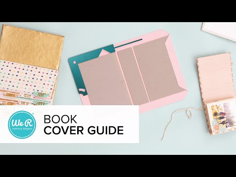 Book Cover Guide Pink / Guía Para Encuadernación Rosa Encuadernacion We R Memory Keepers