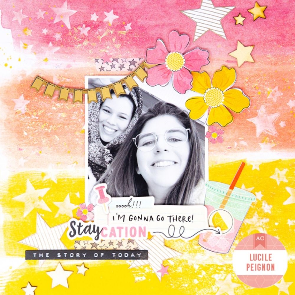 Mixed Media Backgrounds Paper / Block Papel Para Medios Mixtos 12" Papel Vicki Boutin