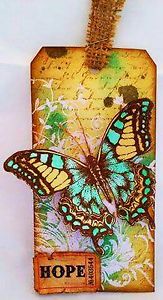 Framelits Die with Clear Acrylic Stamp Set Limitations / Suajes y Sellos de Mariposa Dados de Corte / Suajes / Troqueles Tim Holtz