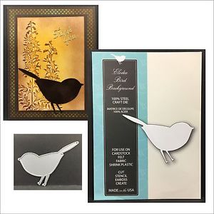 Elodee Bird Backgraound Die / Suaje de Corte Pájaro Dados de Corte / Suajes / Troqueles Memory Box