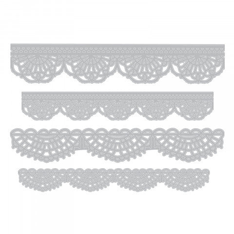 Thinlits Crochet Die / Suajes de Bordes de Encajes Dados de Corte / Suajes / Troqueles Tim Holtz