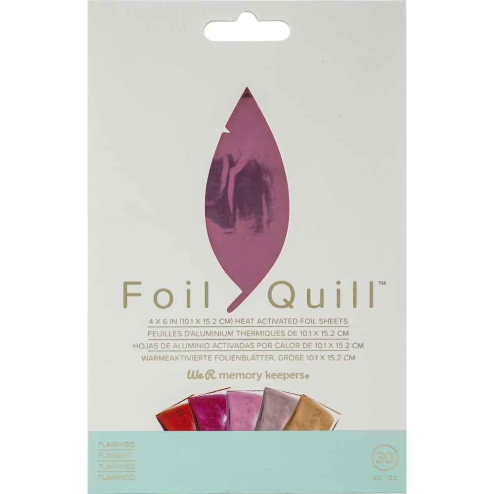 Foil Quill Foil Sheets Flamingo / 30 Hojas de Foil 4x6 pulg Foil We R Memory Keepers