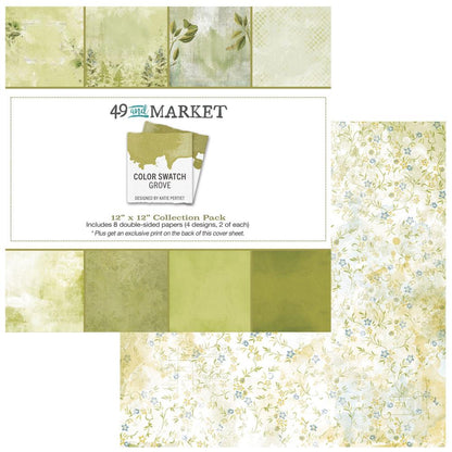 Grove Collection Pack 12&quot; / Paquete de Cartulina Doble Cara Papel 49 and Market