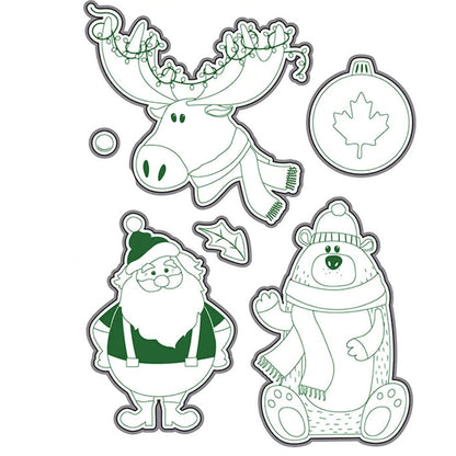 Canada Christmas Stamps / Sellos de Polímero Navideños Sellos Photo Play