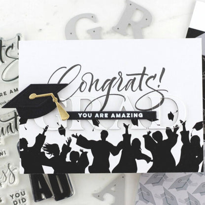 Hybrid Ink Pad Detail Black / Cojín de Tinta Negra Híbrida Tinta para Sellos Pinkfresh Studio