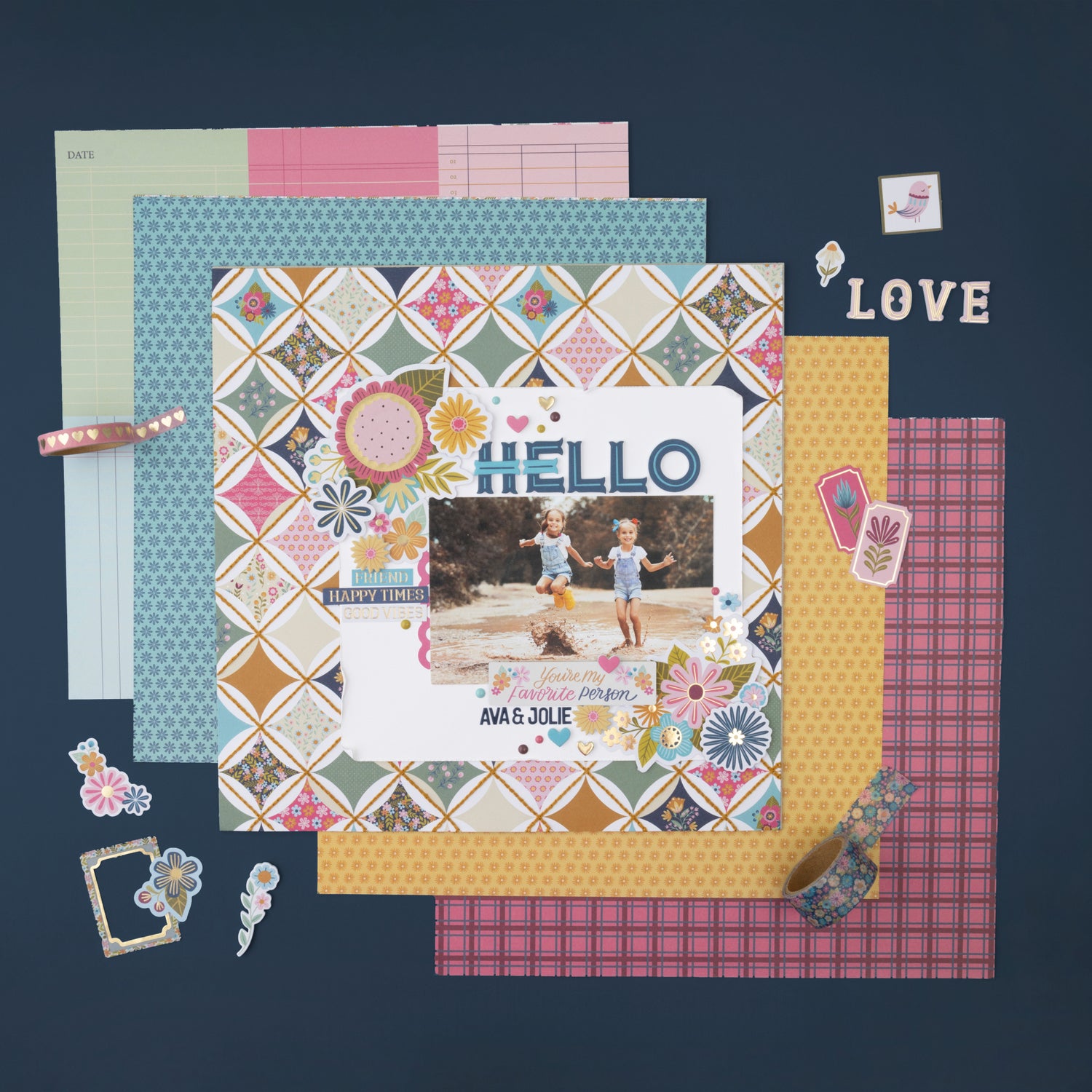 Joyful Notes Colección Completa Papel American Crafts