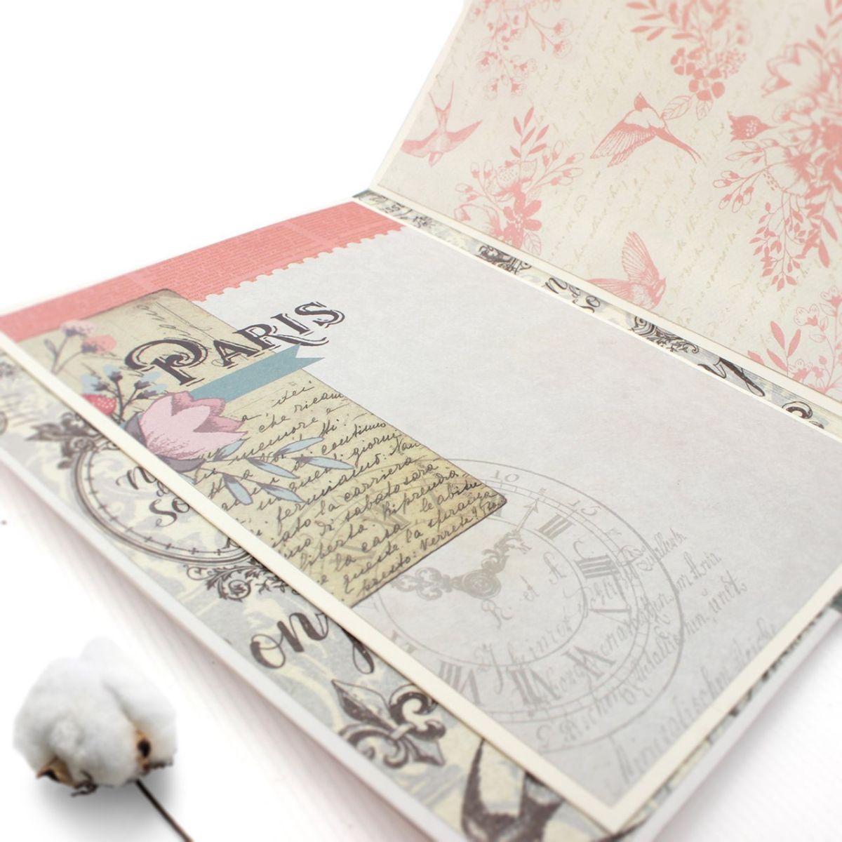 Tarjetas para Diario Bonjour Paris Descontinuado Texturarte