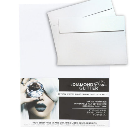 Inkjet Printable Glitter Envelopes A7 / Sobres Glitter Imprimibles Papel Harmony Paper