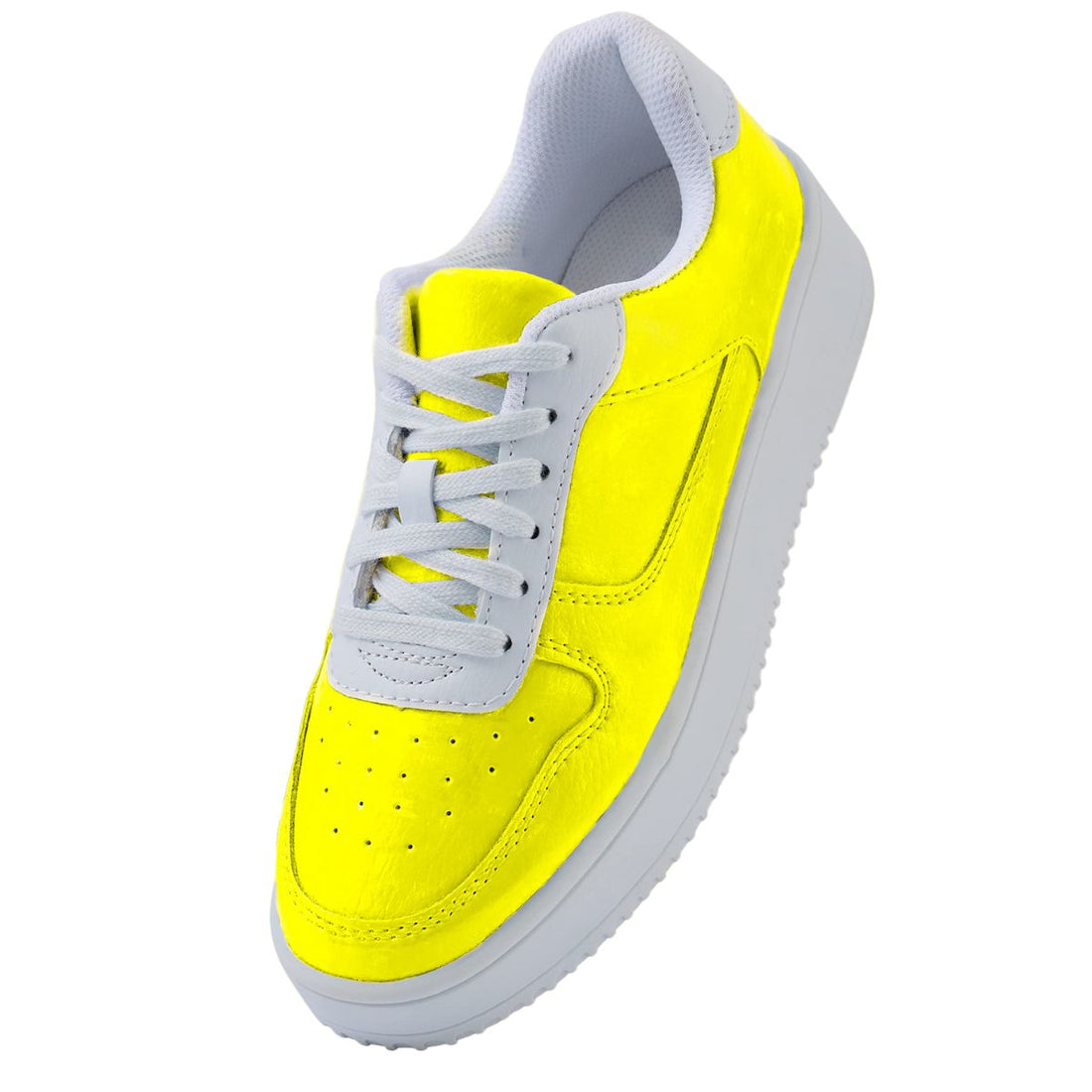 Kicks Studio Shoe Acrylic Paint Neon Yellow / Pintura AcrÃlica para Cuero, Vinil y Tela Amarillo Neon Acrìlicos Plaid