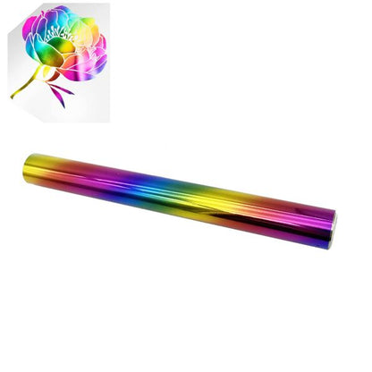 Rollo de Foil para Tinta Toner Arcoiris 19.5cm x 5m Foil Hobbees