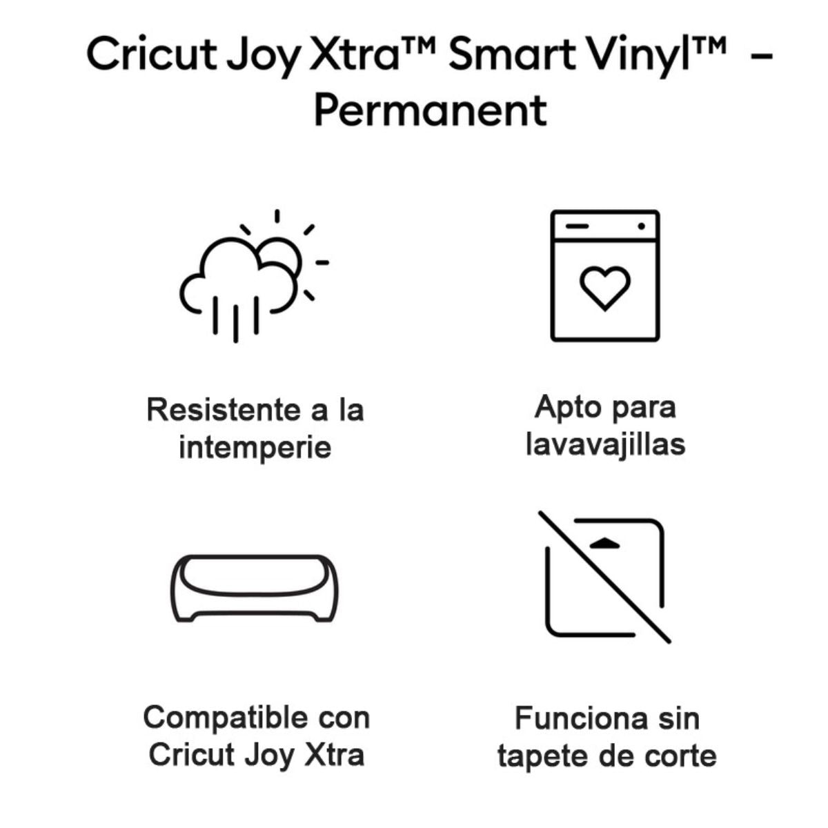 Smart Vinyl Joy Xtra Classics /  Vinil Permanente Smart Colores Clásicos Viniles Cricut