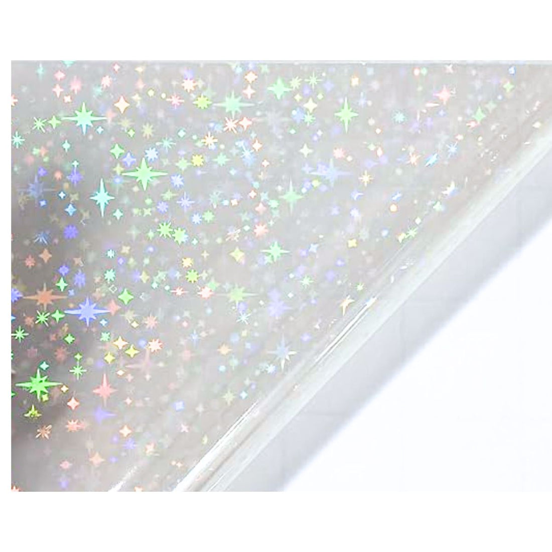 5 Hojas de Laminado en FrÃo de Estrellas Holográficos Acetato y Especializados Hobbees