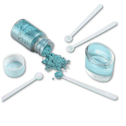 5 Mini Cucharitas para Polvos, Glitter o Pigmentos Herramientas Hobbees