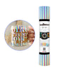 BF Holographic Rainbow Adhesive Vinyl / Vinil Adhesivo Libre de Burbujas  Arcoíris Holográfico Plata