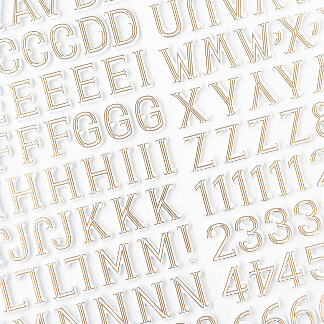 Joyful Notes Alphabet Thickers Stickers / Estampas Gruesas de Alfabeto Stickers Pink Paislee