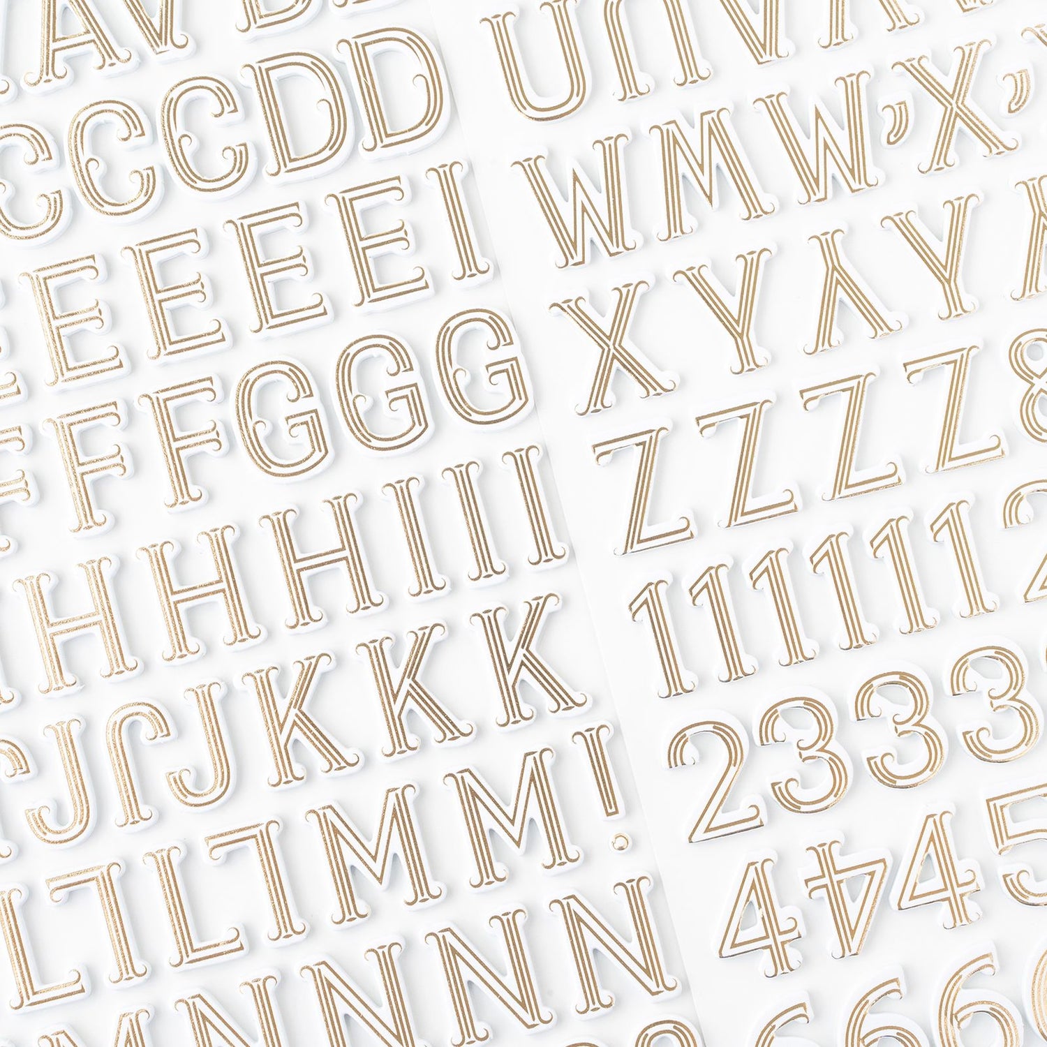 Joyful Notes Alphabet Thickers Stickers / Estampas Gruesas de Alfabeto Stickers Pink Paislee