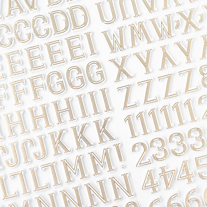 Joyful Notes Alphabet Thickers Stickers / Estampas Gruesas de Alfabeto Stickers Pink Paislee