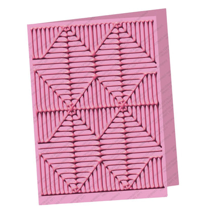 Embossing Folder African Weave / Folder de Grabado Tejido Africano Descontinuado Cuttlebug