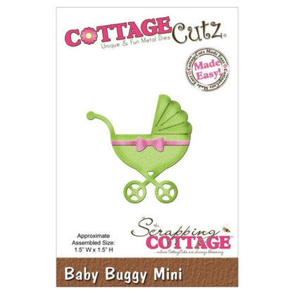 Suaje de Corte de Carriola Chica / Baby Buggy Mini Descontinuado Cottage Cutz