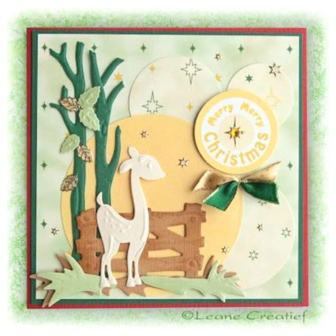 Suaje de Corte de Arbol y Venado / Deer Trees Dados de Corte / Suajes / Troqueles Leane Creatief