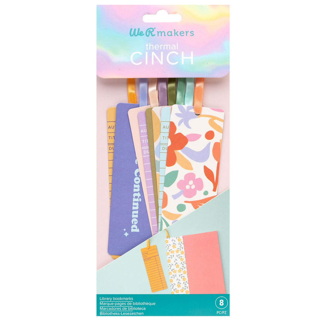 Thermal Cinch Bookmarks/ Marcapáginas para Encuadernación Térmica Adornos / Embellishments We R Makers