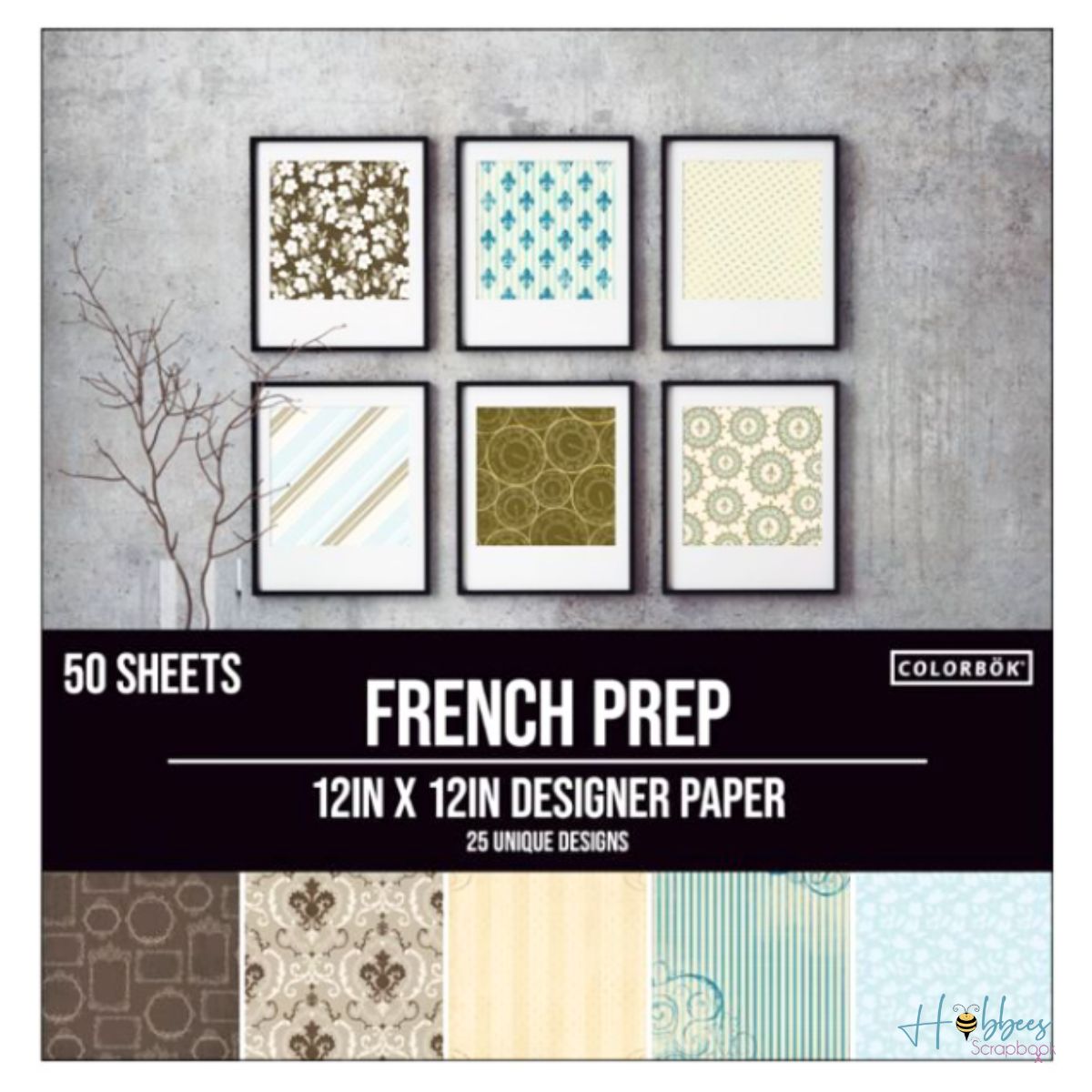 French Prep Paper Pad 12"/ Block de Papel Estilo Francés Papel American Crafts