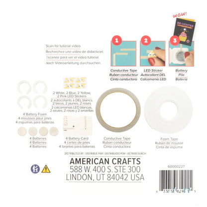 Chibitronics Mini Starter Set / Set Inicial de Luces para Tarjetas Luces We R Memory Keepers